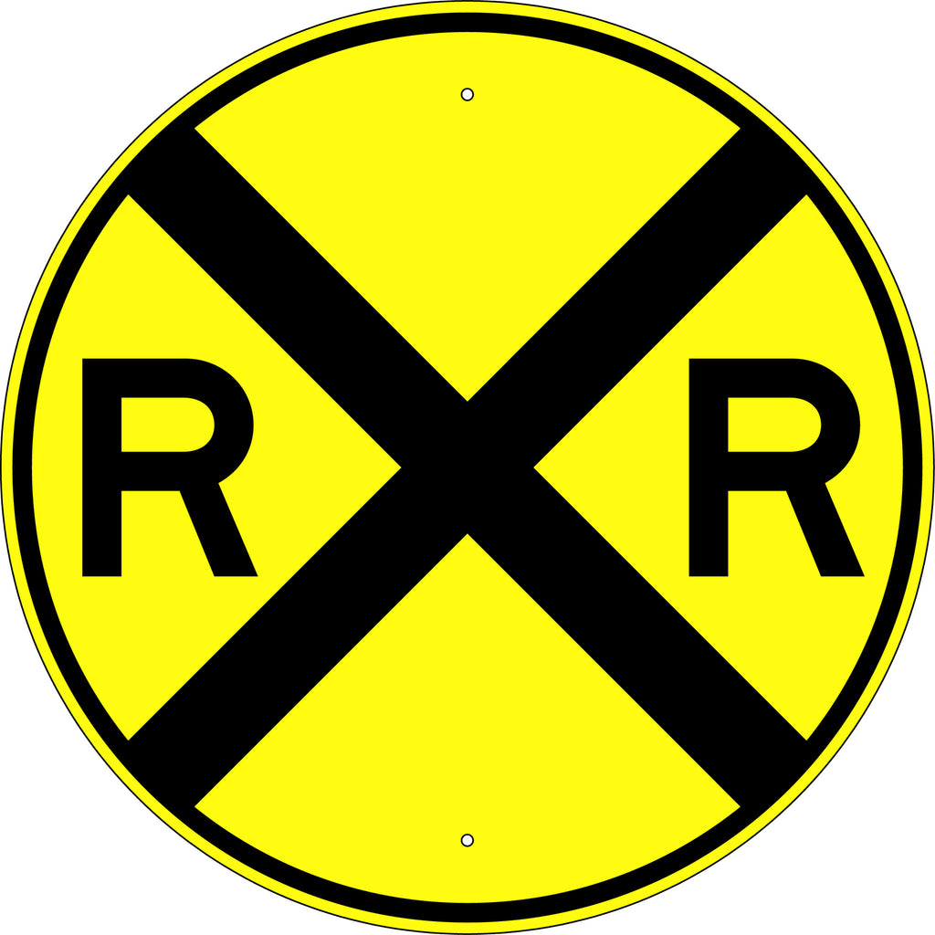 Railroad Advance Warning Symbol Sign - U.S. Signs and Safety