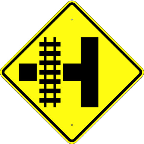 Railroad Crossing Intersection Symbol Sign - U.S. Signs and Safety