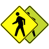 Pedestrian Advance Symbol Sign - U.S. Signs and Safety - 1