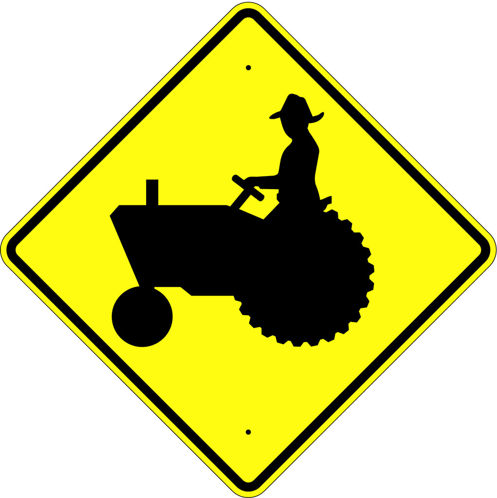 Farm Machinery Symbol Sign - U.S. Signs and Safety