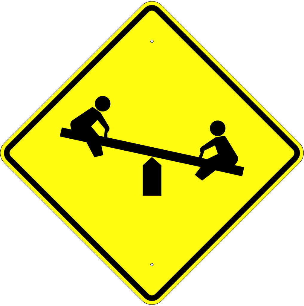 Playground Symbol Sign - U.S. Signs and Safety
