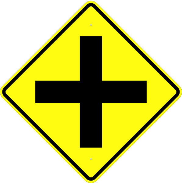 Crossroad Symbol Sign - U.S. Signs and Safety