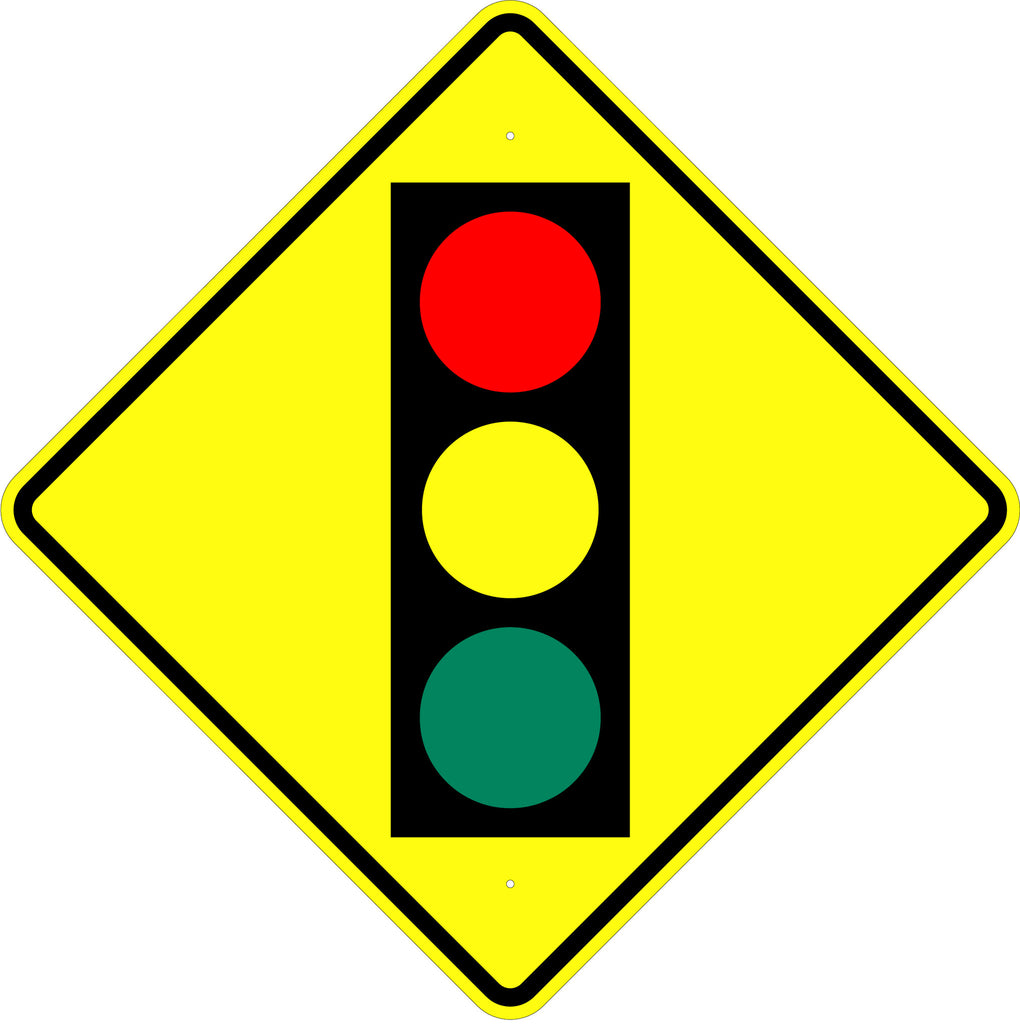 Signal Ahead Symbol Sign - U.S. Signs and Safety