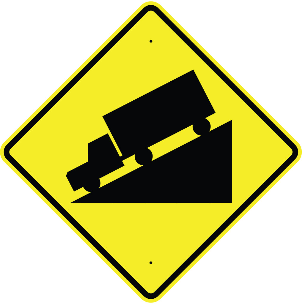 Hill Symbol Sign - U.S. Signs and Safety