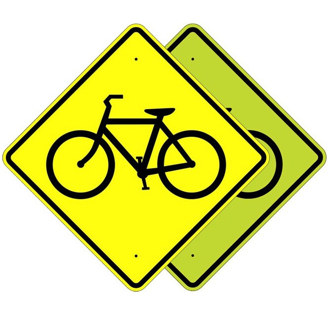 Bicycle Crossing Symbol Sign - U.S. Signs and Safety - 1