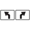Bent Diagonal Route Marker Sign - U.S. Signs and Safety - 1