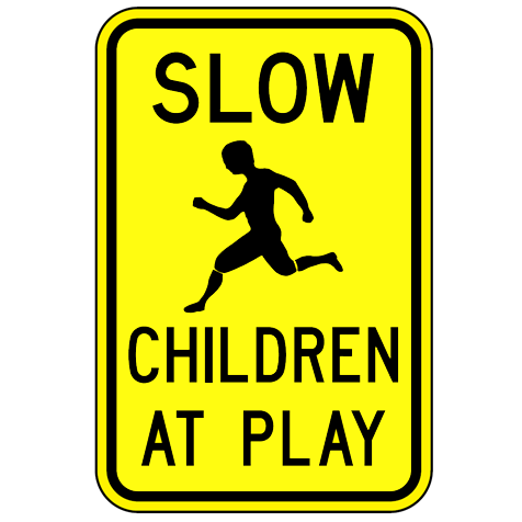 Slow Children At Play Sign - U.S. Signs and Safety