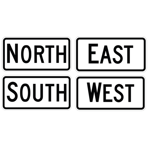 Directional Route Marker Sign - U.S. Signs and Safety - 1