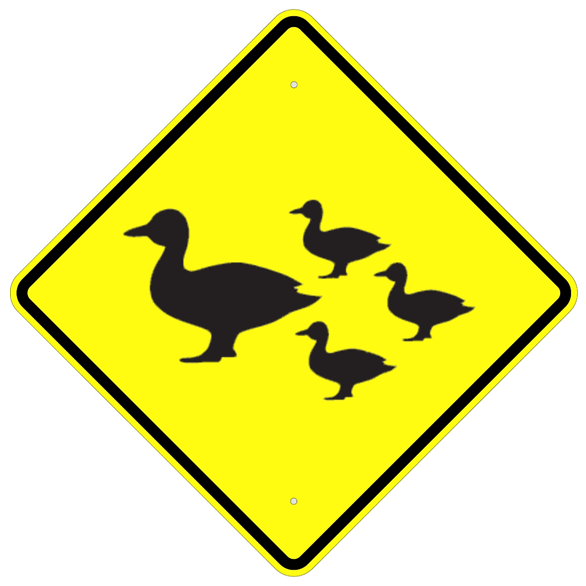 Duck Crossing Symbol Sign - U.S. Signs and Safety