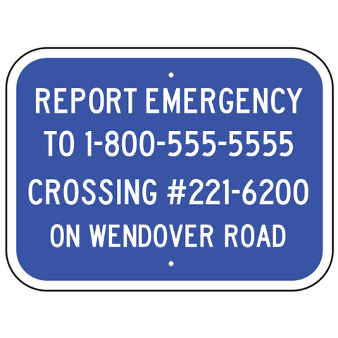 Emergency Notification Sign - U.S. Signs and Safety