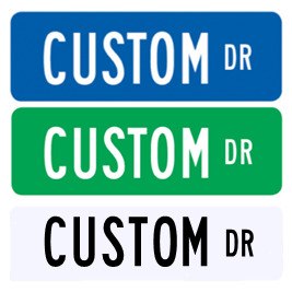 Flat Street Name Signs – U.S. Signs and Safety