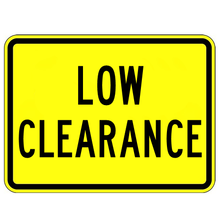 Low Clearance Sign - U.S. Signs and Safety
