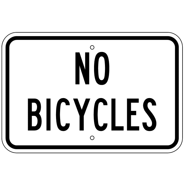No Bicycles Sign - U.S. Signs and Safety