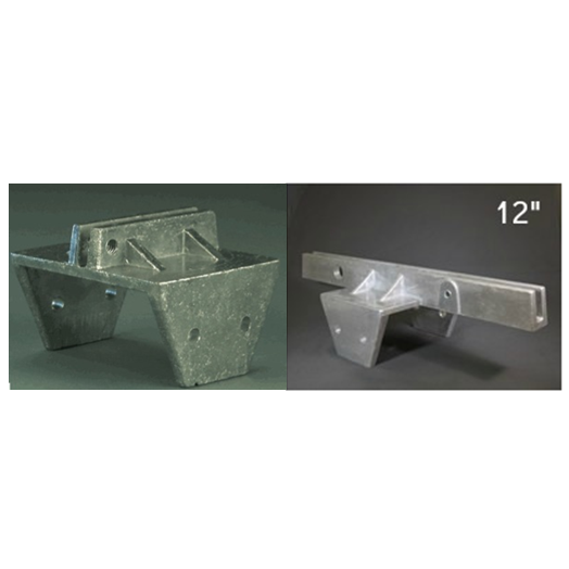 Post Cap Bracket - Fits 4x4 Wooden Post - U.S. Signs and Safety - 1