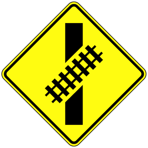Skewed Crossing Sign - U.S. Signs and Safety