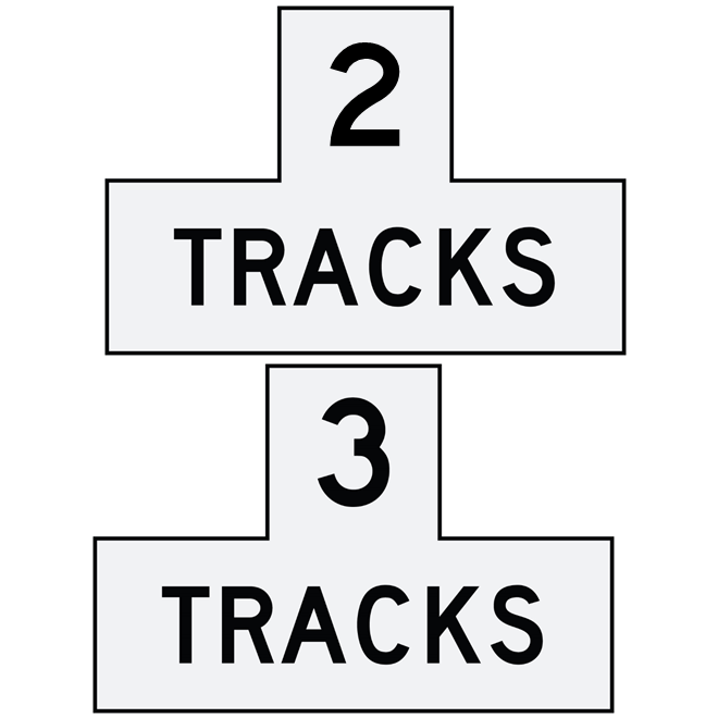 Railroad Track Signs - U.S. Signs and Safety - 1