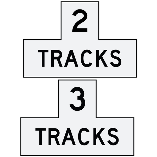 Train Track Sign Pocus Railroad Crossing Signs – U.S. Signs and Safety