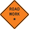Road Work * Roll Up Sign  MUTCD W201 - U.S. Signs and Safety - 1