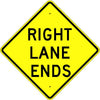 Lane Ends Sign - U.S. Signs and Safety - 2